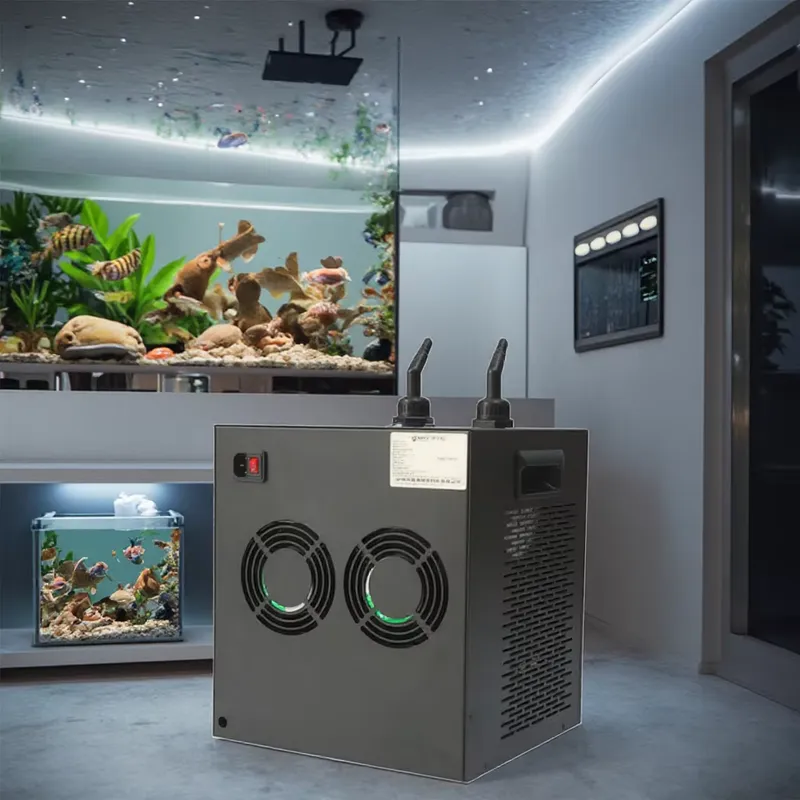 Aquarium Fish Cold Water - 1/2HP 1HP アイスバス水槽クーラーチラー（ポンプ付き）冷水プランジ水冷コンプレッサー（魚タンク冷却用）