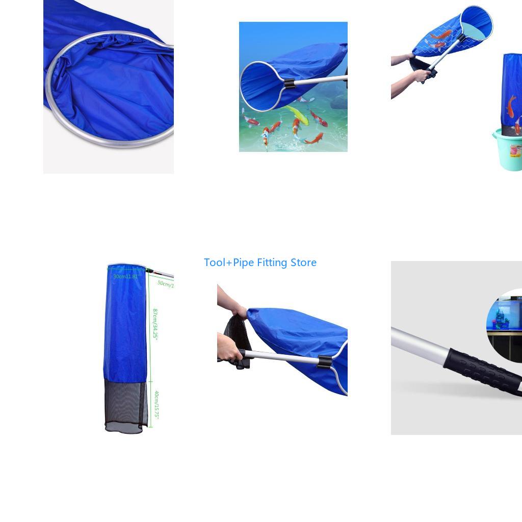 Aquarium Fishland - F92B 生き物水族館日本の鯉靴下ネット漁網魚のランディングネットキャッチネットソフトメッシュバスケット中大魚用
