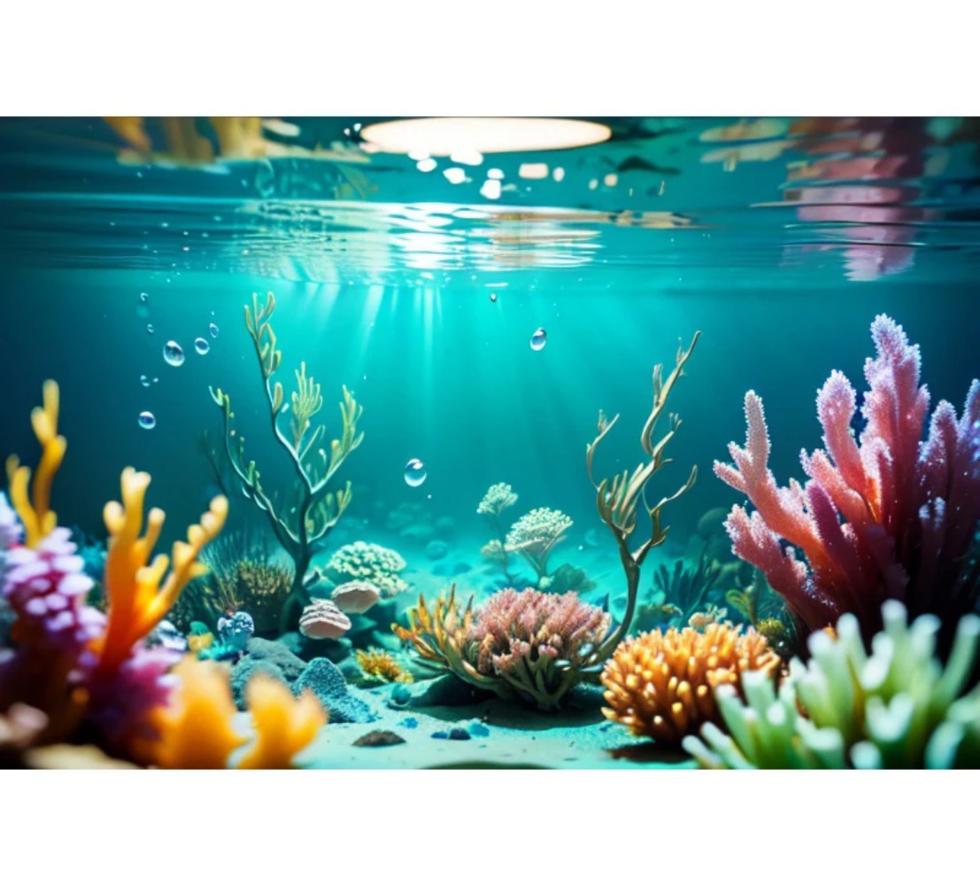 水中世界の魚とサンゴの水槽をテーマにした写真撮影用背景幕、子 - Aquarium Fish Of The World のレビューと価格