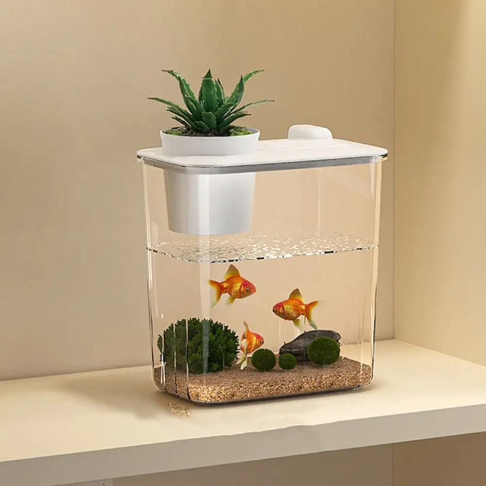 水槽デスクトップフィッシュタンクウォーターポンプ高透明フィル - Aquarium Fish In Bowl のレビューと価格
