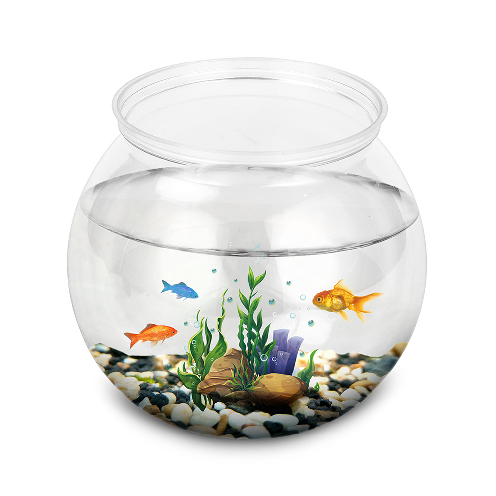 金魚鉢 プラスチック L M S サイズ デスクトップ水族館 - Aquarium Fish In Bowl のレビューと価格