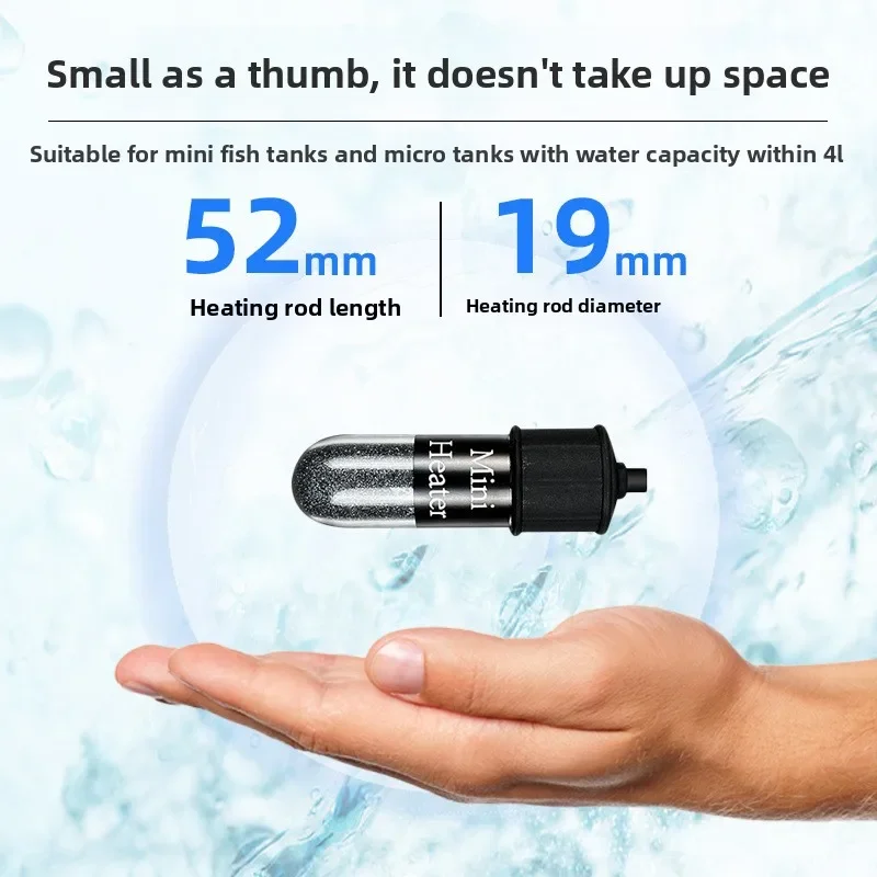 ユニバーサルミニ水槽加熱棒 魚タンクヒーター 水中サーモスタ - Aquarium Fish Cold Water のレビューと価格