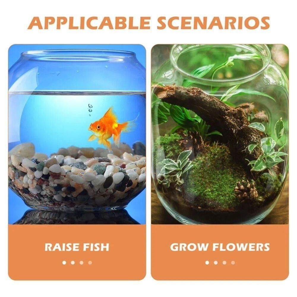 携帯用透明水槽 丸型プラスチック製小型金魚鉢 壊れにくい 軽 - Aquarium Fish In Bowl のレビューと価格