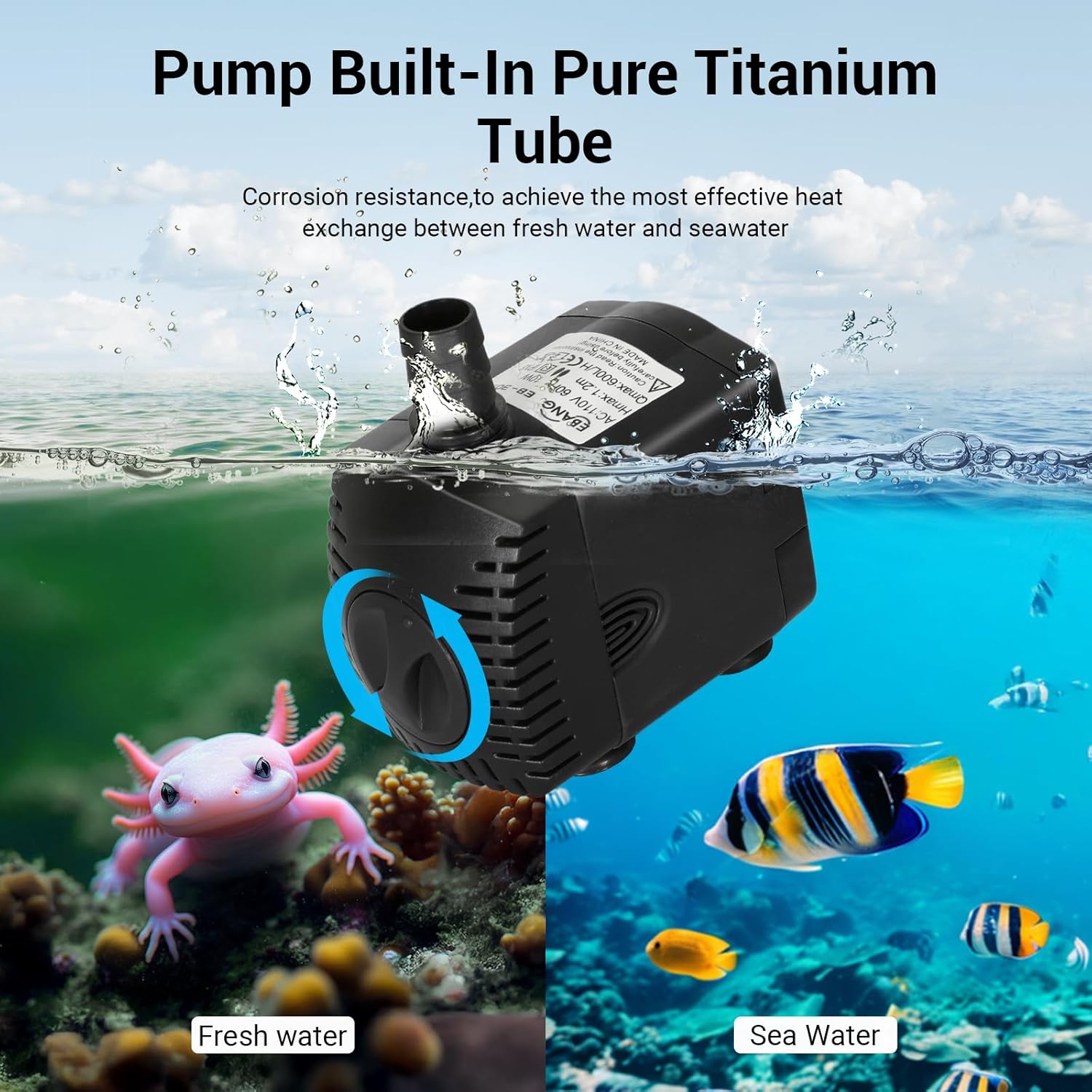 水槽用チラー 79ガロン 1/3馬力 300L 冷水チラー  - Aquarium Fish Cold Water のレビューと価格