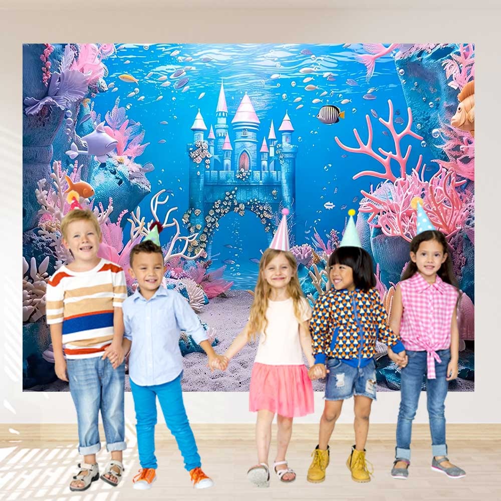 アンダーウォーターワールド城魚サンゴ水族館写真撮影の背景赤ち - Aquarium Fish Of The World のレビューと価格