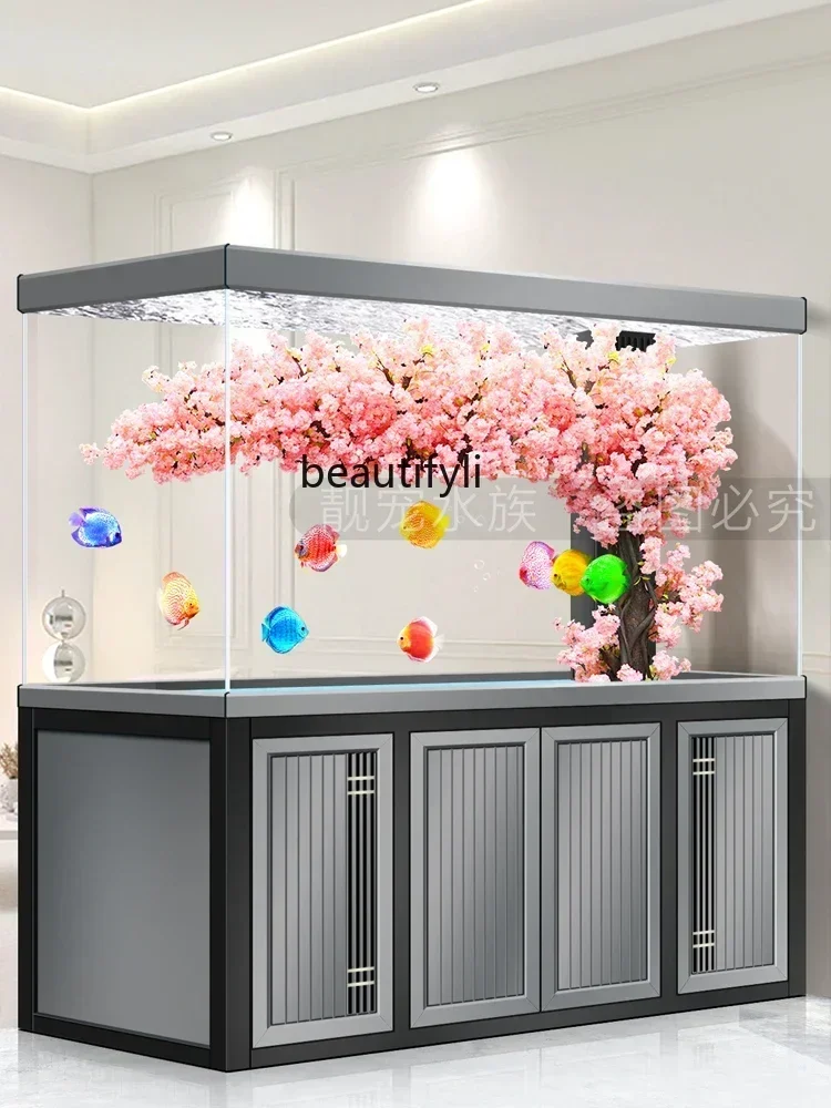 X 新型ライトラグジュアリー龍魚水槽 超白ガラス水槽 大型リ - Xchange Aquarium Fish のレビューと価格