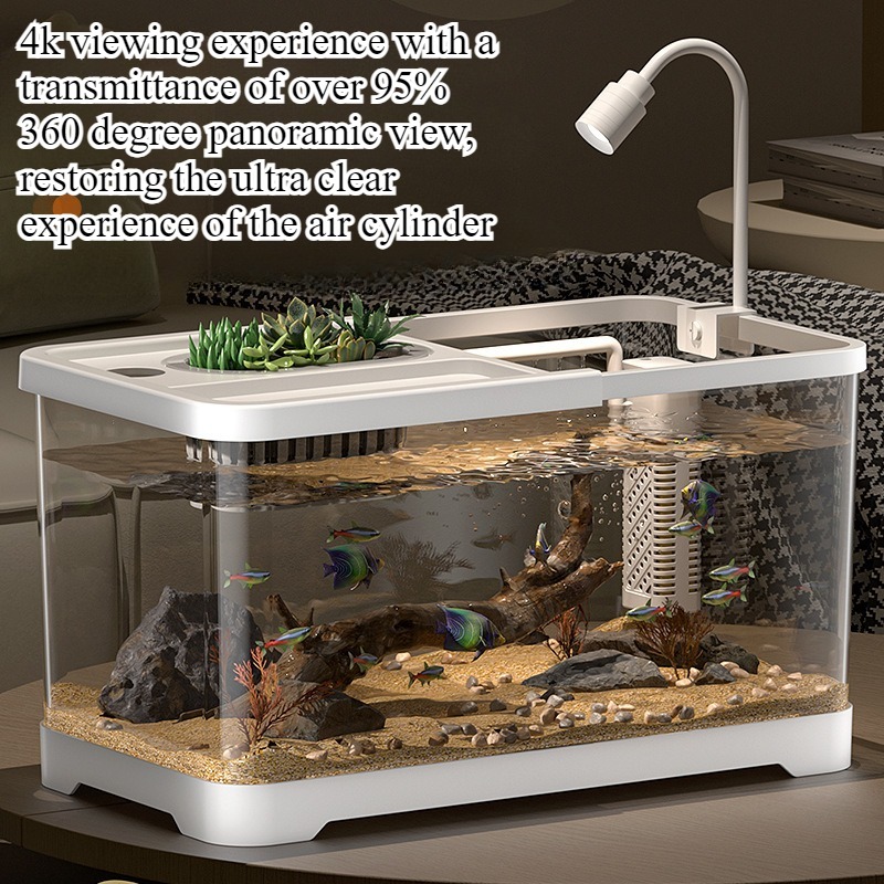水槽 家庭用水槽 リビングルーム 卓上 生態循環水槽 フィル - Aquarium Fish In Bowl のレビューと価格
