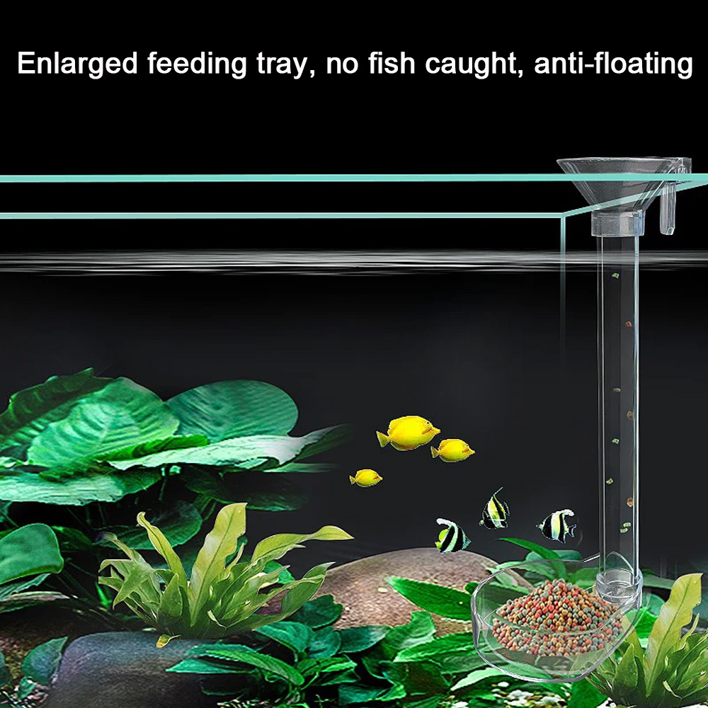 水族館の水槽フィーダーセット透明チューブ多機能大容量水槽フー - Aquarium Fish Holiday Food のレビューと価格
