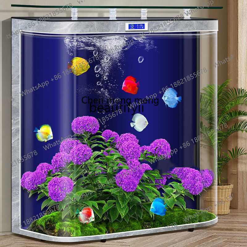 新型ガラス水槽 リビングルーム 家庭用 ベースなし 壁一体型 - Xchange Aquarium Fish のレビューと価格