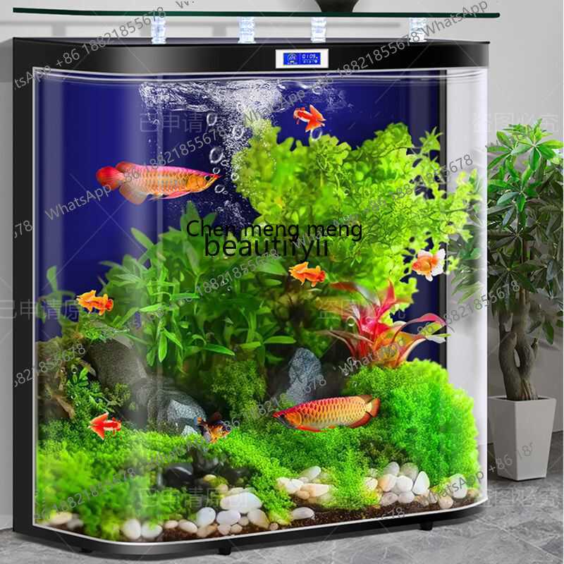 新型ガラス水槽 リビングルーム 家庭用 ベースなし 壁一体型 - Xchange Aquarium Fish のレビューと価格
