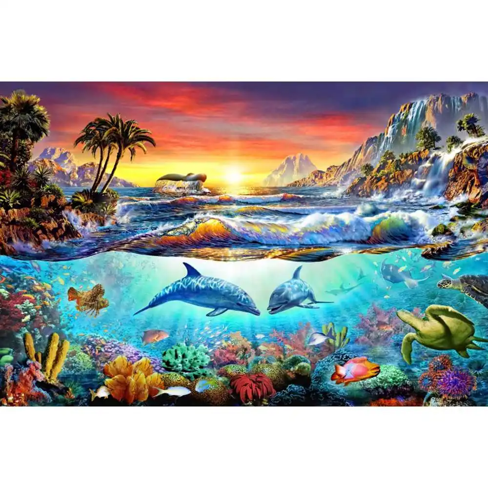 水中世界海底背景 海洋海底 魚 サンゴ 青い水 太陽光 水族 - Aquarium Fish Of The World のレビューと価格