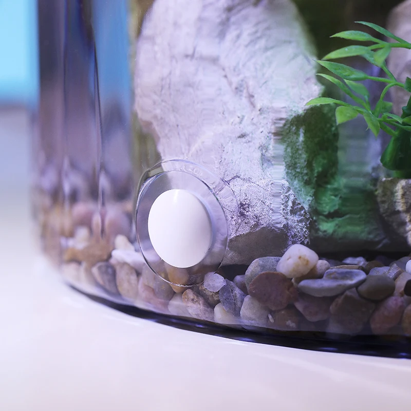 コンパクトな丸型金魚鉢 - 酸素供給と流水エコサイクルを備え - Aquarium Fish In Bowl のレビューと価格
