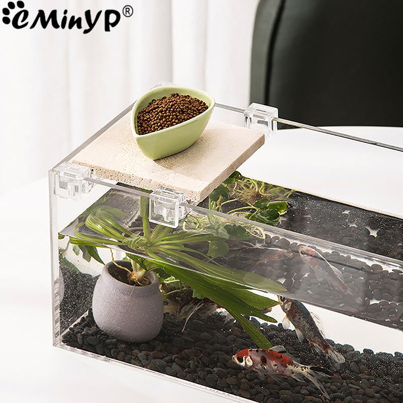 4 個の水槽アクリルクリップ 5.5 ミリメートル〜 15  - Aquarium Fish Elevator のレビューと価格