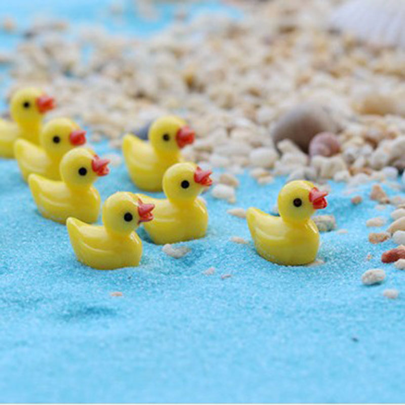 かわいいミニ黄色いアヒルの水槽用フローティングオーナメント、 - Aquarium Fish Yellow のレビューと価格