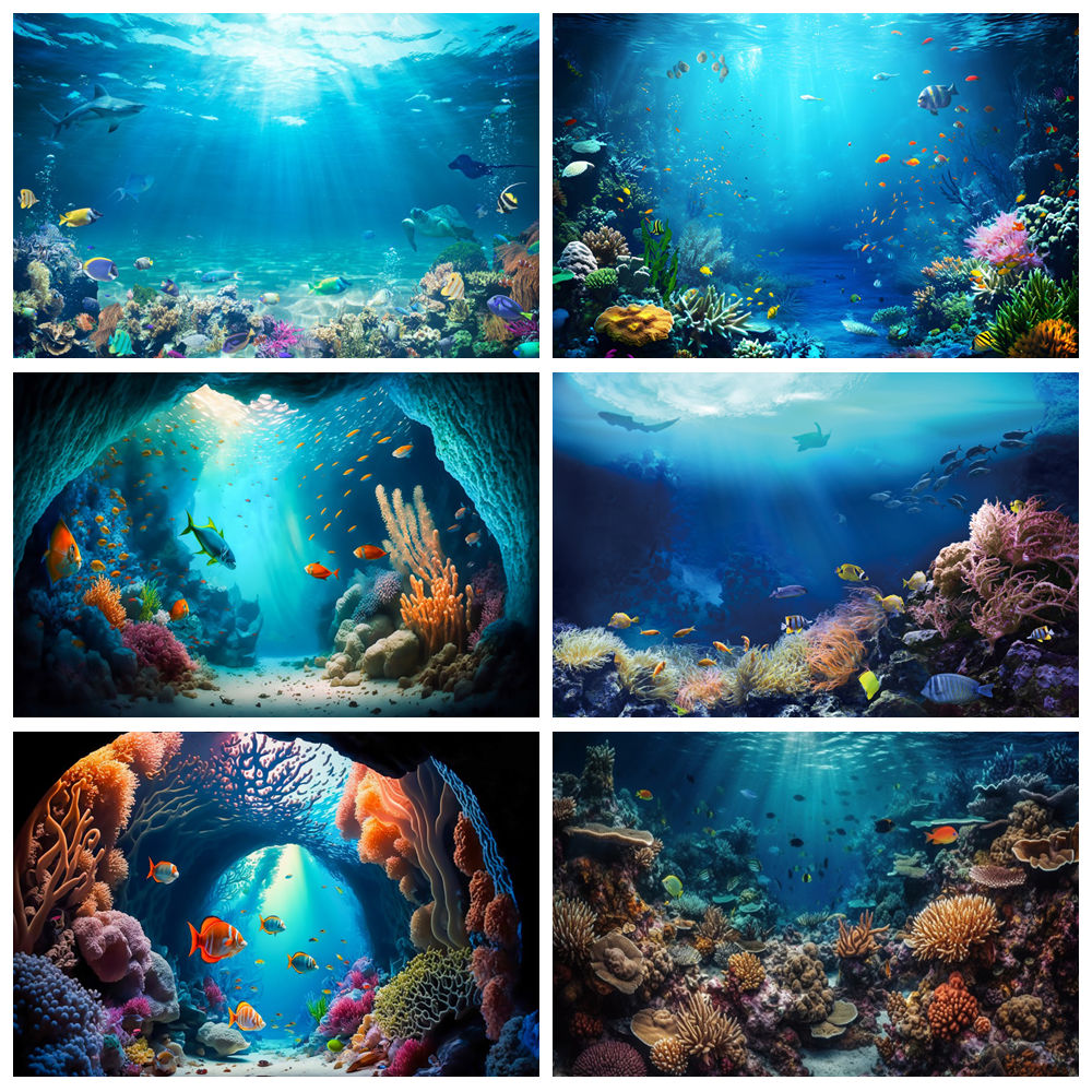 水中オーシャンワールド写真撮影の背景魚太陽光海底サンゴイルカ - Aquarium Fish Of The World のレビューと価格