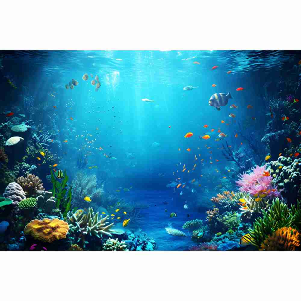 水中オーシャンワールド写真撮影の背景魚太陽光海底サンゴイルカ - Aquarium Fish Of The World のレビューと価格