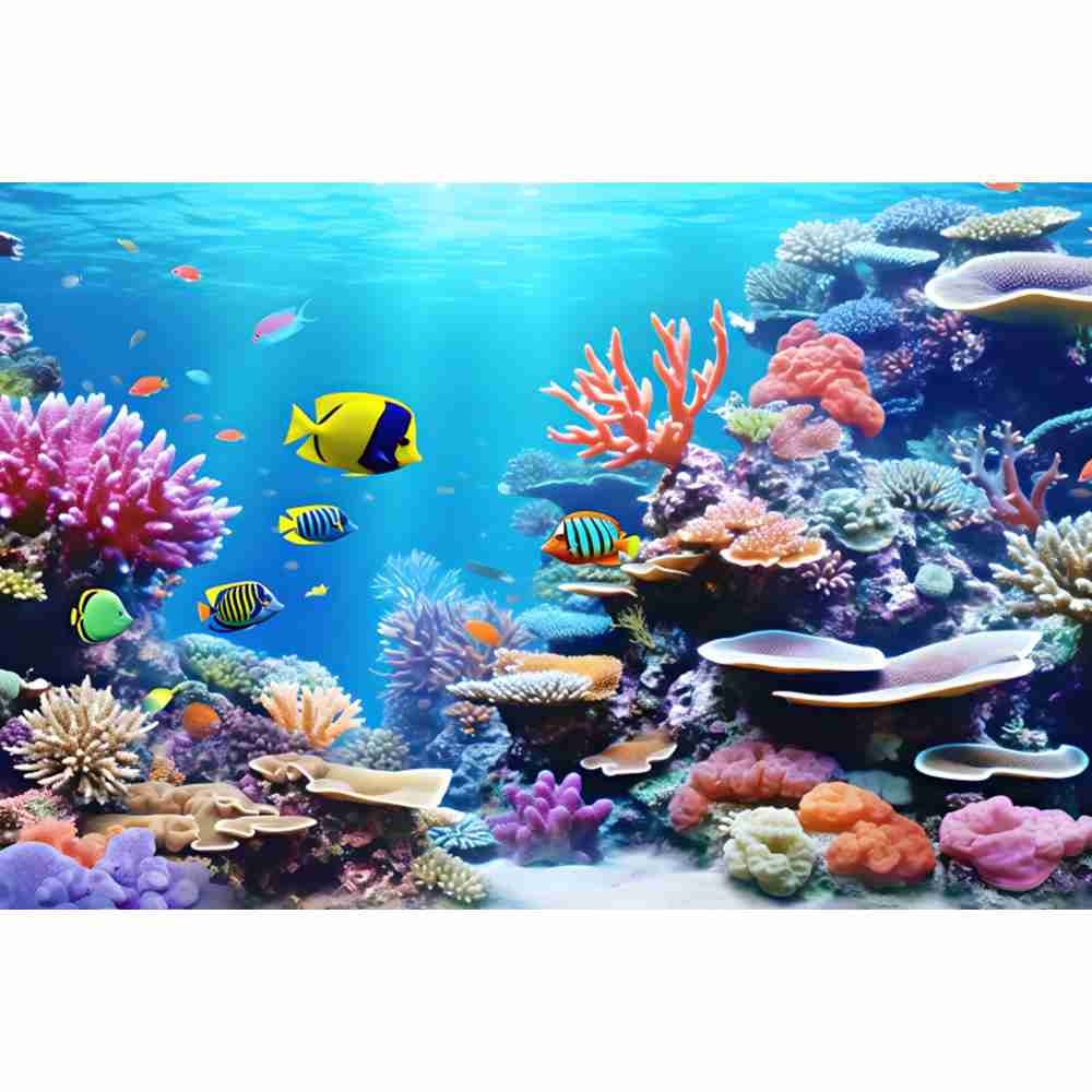 水中オーシャンワールド写真撮影の背景魚太陽光海底サンゴイルカ - Aquarium Fish Of The World のレビューと価格
