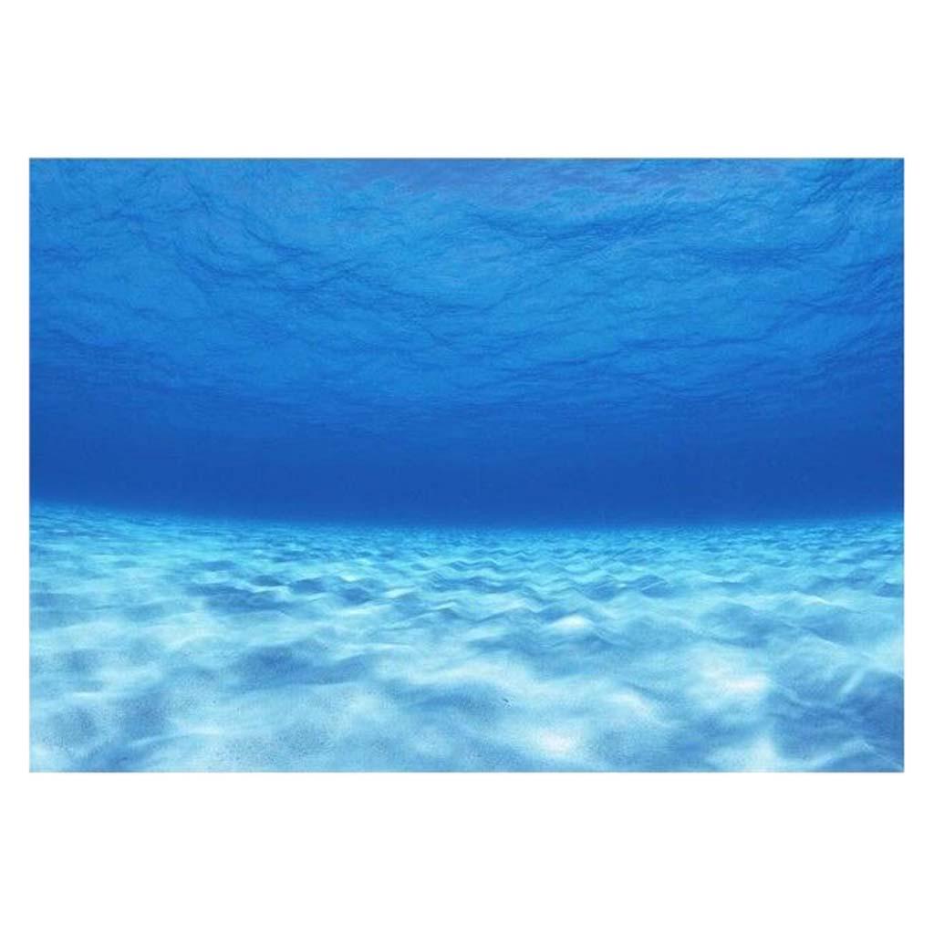 サイド装飾水族館背景ポスター魚背景静電気ステッカー、海底世界 - Aquarium Fish Of The World のレビューと価格