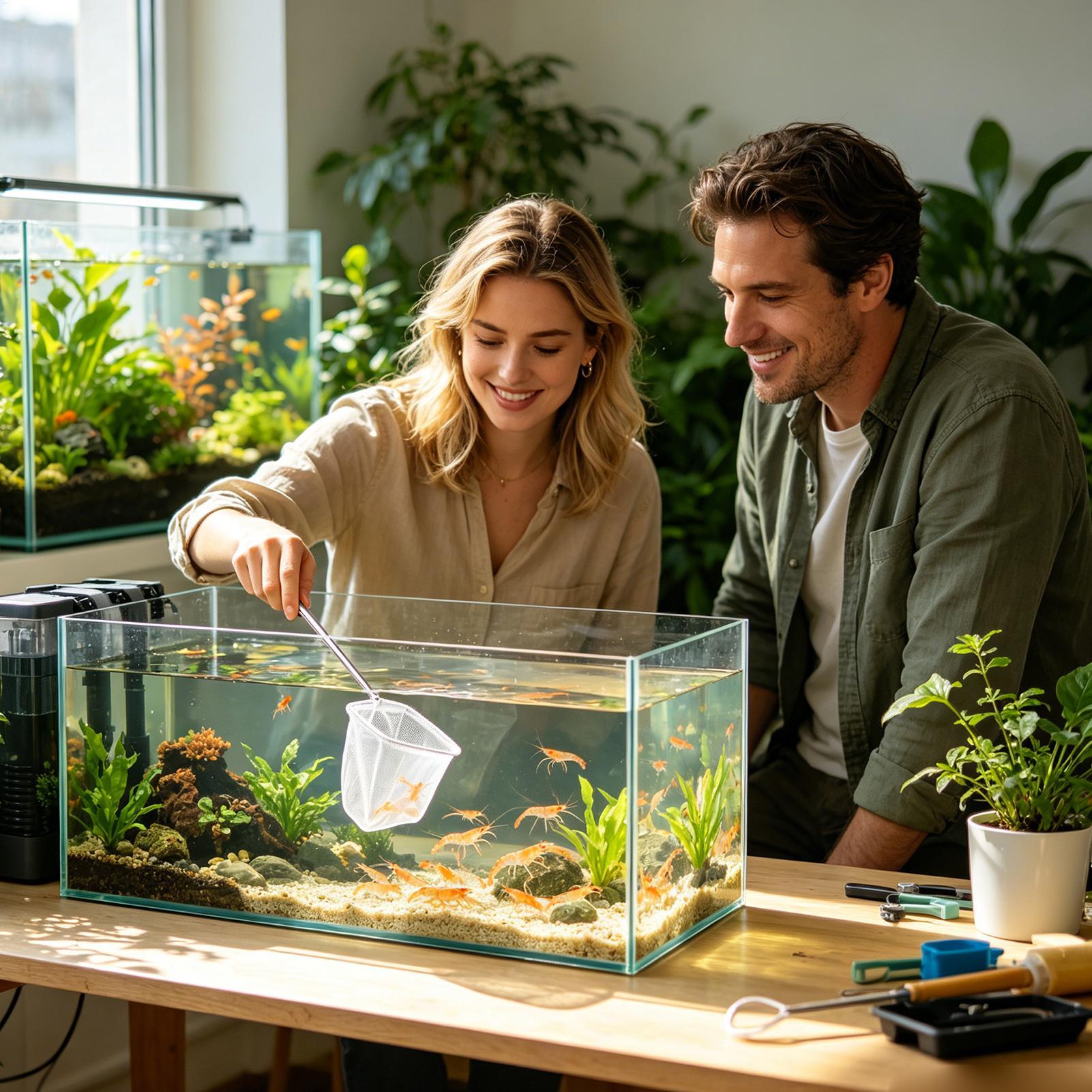 2 個の小さな魚網伸縮ハンドルステンレス鋼ランディングディッ - Aquarium Fishland のレビューと価格