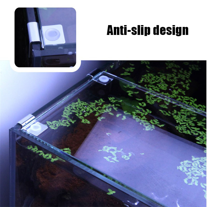 ステンレス鋼の水槽カバー,滑り止めホルダー付き,水槽アクセサ - Aquarium Fish Elevator のレビューと価格