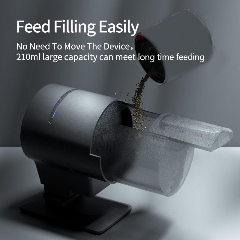 大容量WiFi自動給餌器水槽魚タンクアプリ制御インテリジェン - Aquarium Fish Holiday Food のレビューと価格