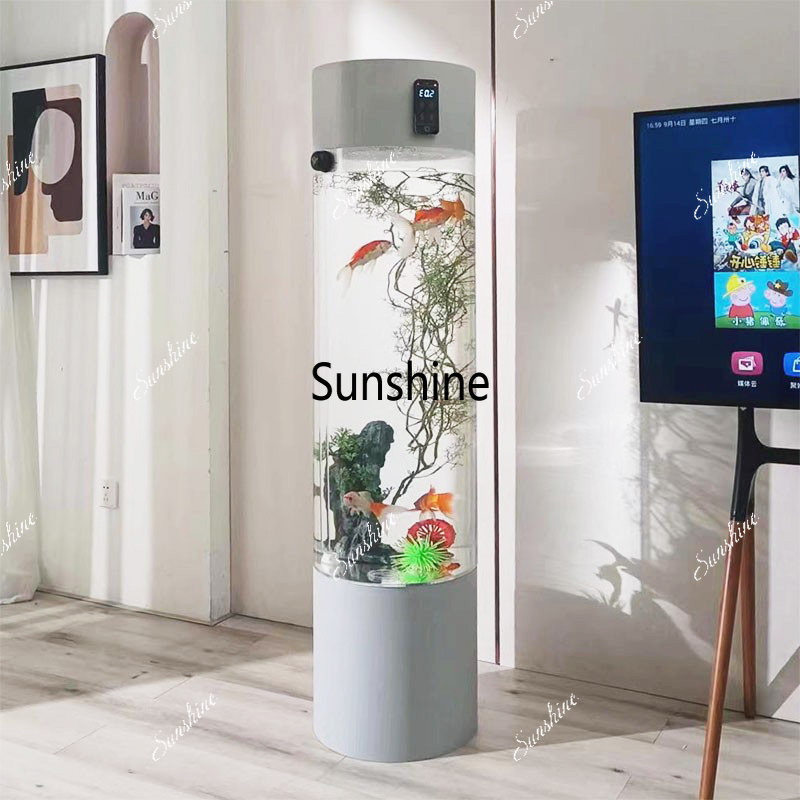 無水インテリジェントリモコン式ワイヤレス水槽、静音酸素供給水 - Aquarium Fishland のレビューと価格