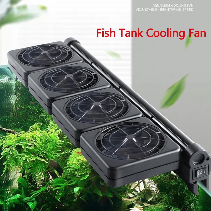 調整可能な風速冷却ファン水槽冷却ファンタイミング水槽クーラー - Aquarium Fish Cold Water のレビューと価格